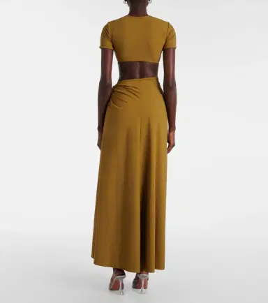 Christopher Esber Ruched maxi skirt | Thumbnail 3