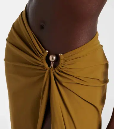 Christopher Esber Ruched maxi skirt | Thumbnail 4