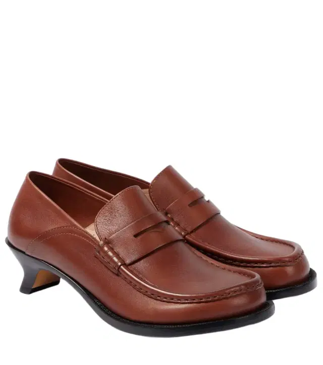 Loewe Campo leather loafers