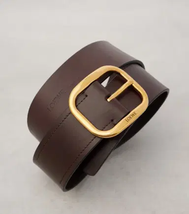 Loewe Rounded leather belt | Thumbnail 2