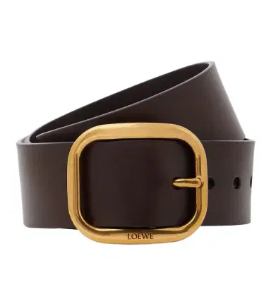 Loewe Rounded leather belt | Thumbnail 1
