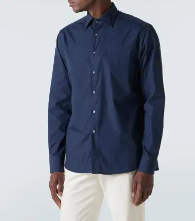 Canali Cotton poplin shirt | Thumbnail 3