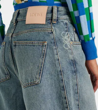 Loewe Anagram barrel-leg jeans | Thumbnail 2 Loewe Anagram barrel-leg jeans | Thumbnail 2