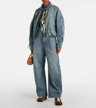 Loewe Anagram barrel-leg jeans | Thumbnail 5 Loewe Anagram barrel-leg jeans | Thumbnail 5