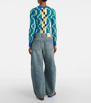 Loewe Anagram barrel-leg jeans | Thumbnail 6 Loewe Anagram barrel-leg jeans | Thumbnail 6