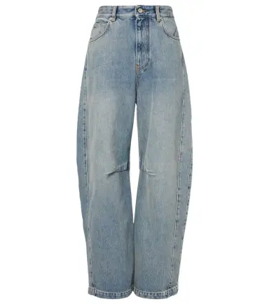 Loewe Anagram barrel-leg jeans | Thumbnail 1 Loewe Anagram barrel-leg jeans | Thumbnail 1
