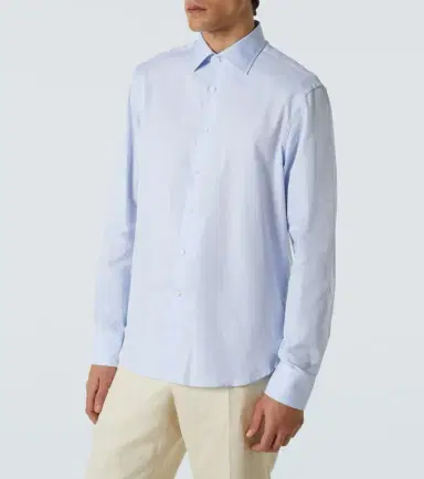Canali Cotton poplin shirt | Thumbnail 5 Canali Cotton poplin shirt | Thumbnail 5