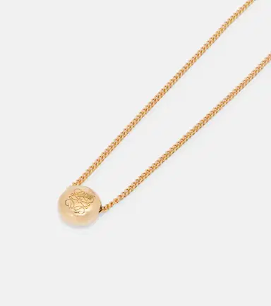 Loewe Anagram sterling silver necklace | Thumbnail 3