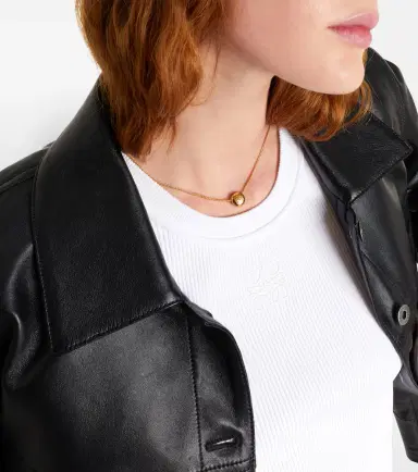 Loewe Anagram sterling silver necklace | Thumbnail 5