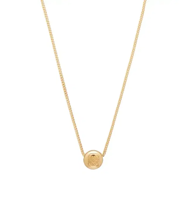 Loewe Anagram sterling silver necklace