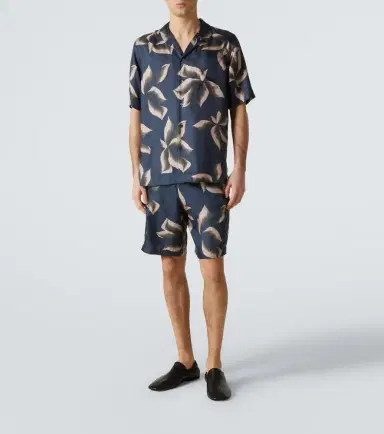 Dries Van Noten Printed silk shorts | Thumbnail 2 Dries Van Noten Printed silk shorts | Thumbnail 2