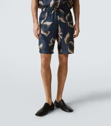 Dries Van Noten Printed silk shorts | Thumbnail 3 Dries Van Noten Printed silk shorts | Thumbnail 3