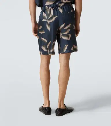 Dries Van Noten Printed silk shorts | Thumbnail 4 Dries Van Noten Printed silk shorts | Thumbnail 4