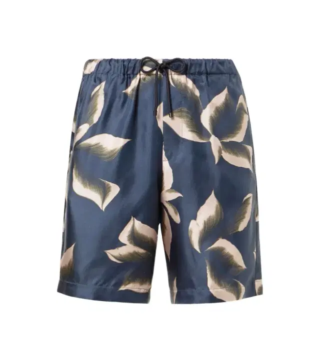 Dries Van Noten Printed silk shorts
