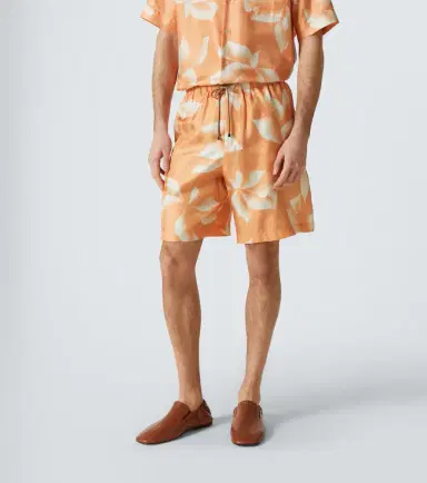 Dries Van Noten Printed silk shorts | Thumbnail 2 Dries Van Noten Printed silk shorts | Thumbnail 2