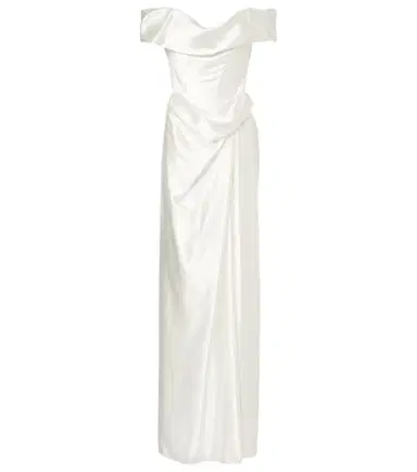 Vivienne Westwood Bridal Mabel silk satin bustier gown | Thumbnail 1 Vivienne Westwood Bridal Mabel silk satin bustier gown | Thumbnail 1