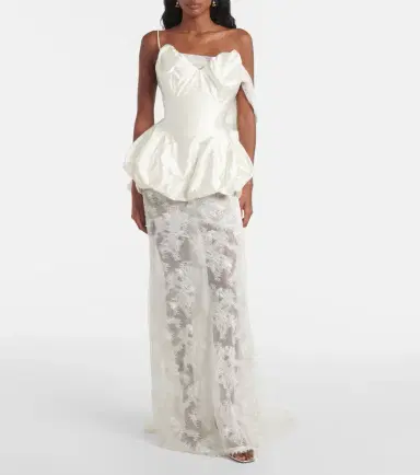 Vivienne Westwood Bridal Raven peplum satin corset | Thumbnail 6 Vivienne Westwood Bridal Raven peplum satin corset | Thumbnail 6