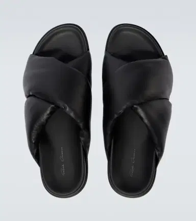 Rick Owens Donut Granola leather sandals | Thumbnail 4