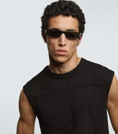 Rick Owens Fog rectangular sunglasses | Thumbnail 4