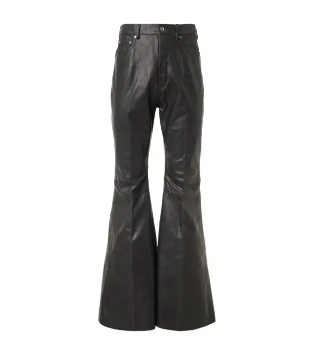 Rick Owens Bolan leather flared pants