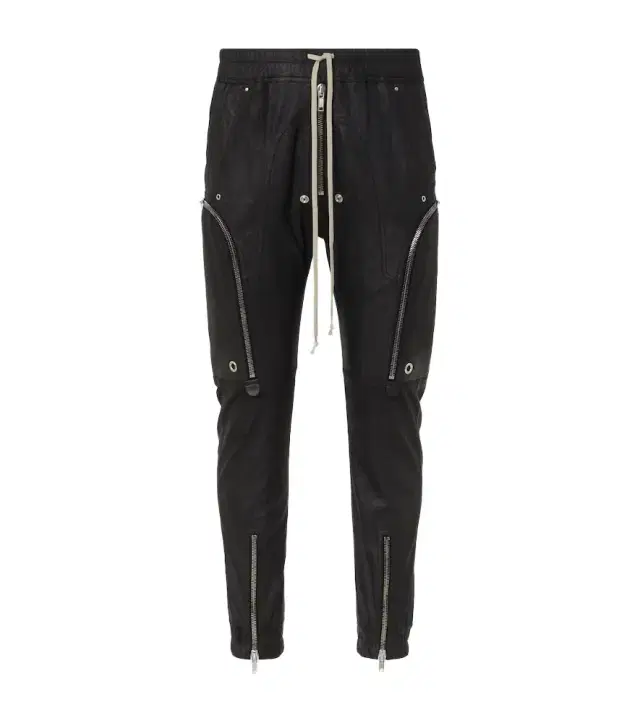 Rick Owens Bauhaus leather cargo pants