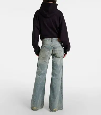Balenciaga Mid-rise wide-leg jeans | Thumbnail 6