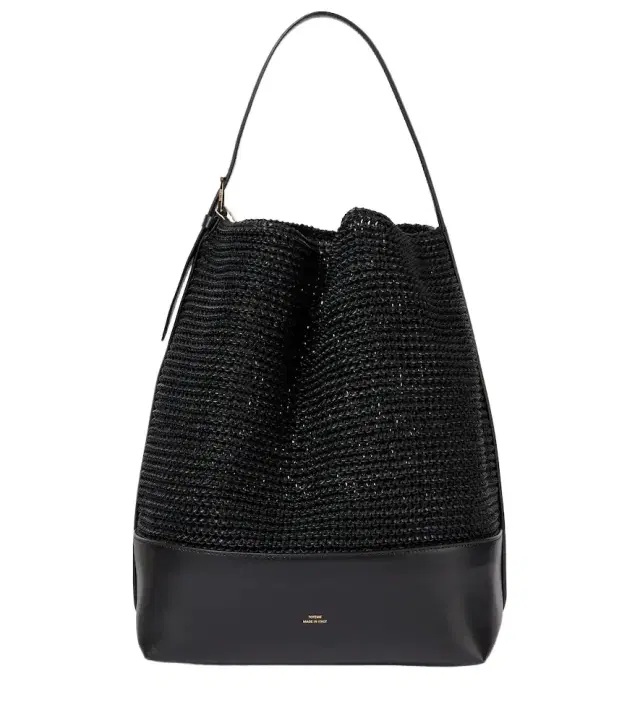 Toteme Belted woven leather tote bag