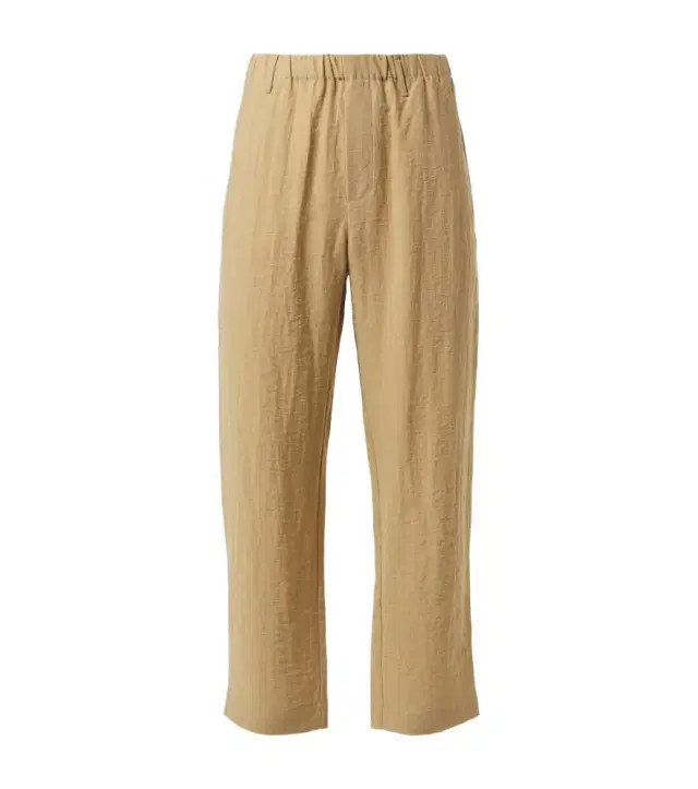 Mid-rise straight pants