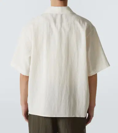 Commas Reflection embroidered bowling shirt | Thumbnail 5