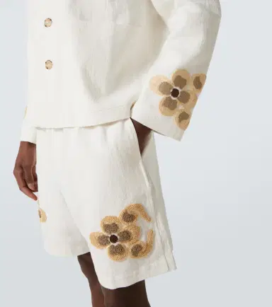 Commas Floral linen and cotton bouclé jacket | Thumbnail 6