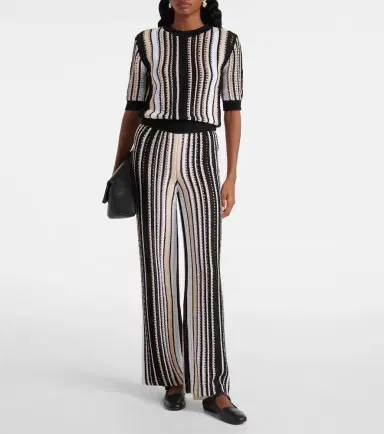 Missoni Striped cotton-blend straight pants | Thumbnail 5
