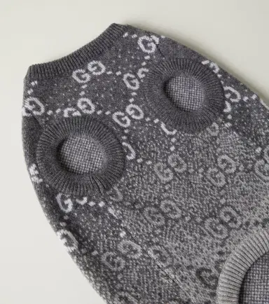 Gucci Wool jacquard dog sweater | Thumbnail 4