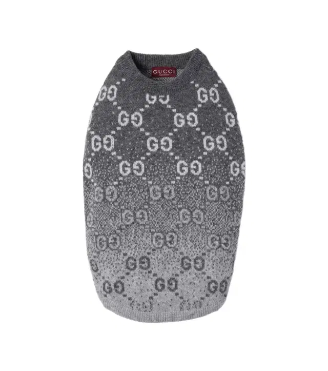 Wool jacquard dog sweater