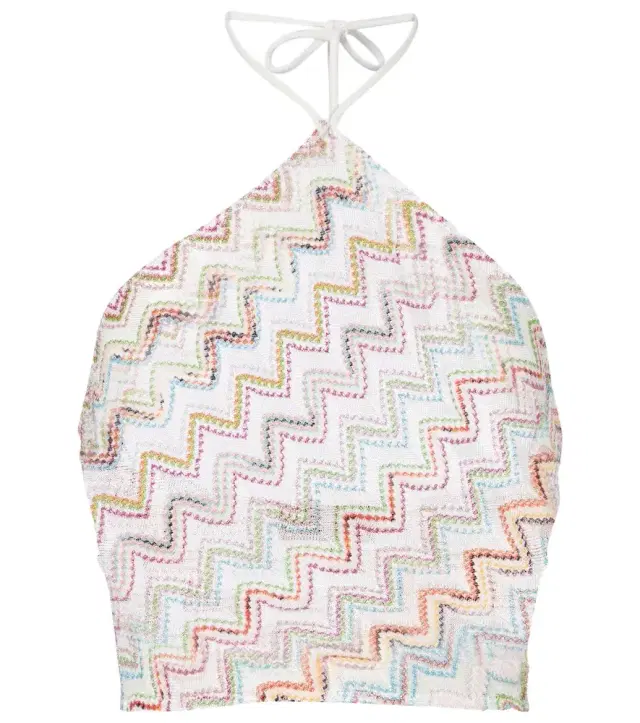 Missoni Zigzag lamé top