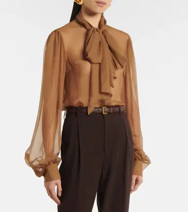 Saint Laurent Cassandre slim leather belt | Thumbnail 3