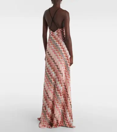 Missoni Zig Zag cotton-blend maxi dress | Thumbnail 3