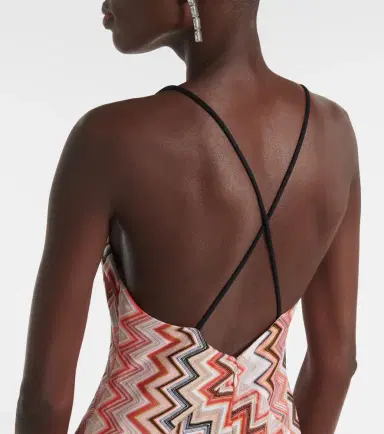 Missoni Zig Zag cotton-blend maxi dress | Thumbnail 5