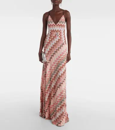 Missoni Zig Zag cotton-blend maxi dress | Thumbnail 6