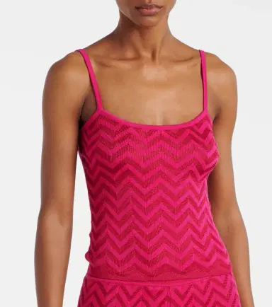 Missoni Zig Zag cotton-blend tank top | Thumbnail 4