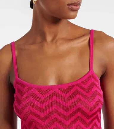 Missoni Zig Zag cotton-blend tank top | Thumbnail 5