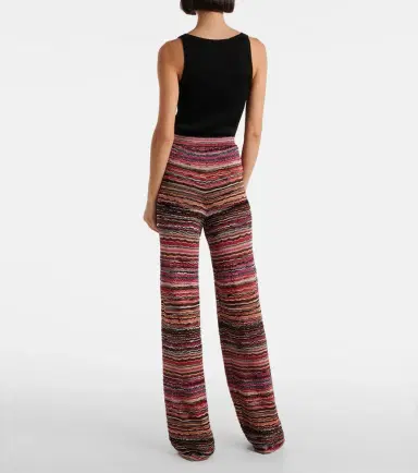 Missoni Zigzag striped lamé flared pants | Thumbnail 2 Missoni Zigzag striped lamé flared pants | Thumbnail 2