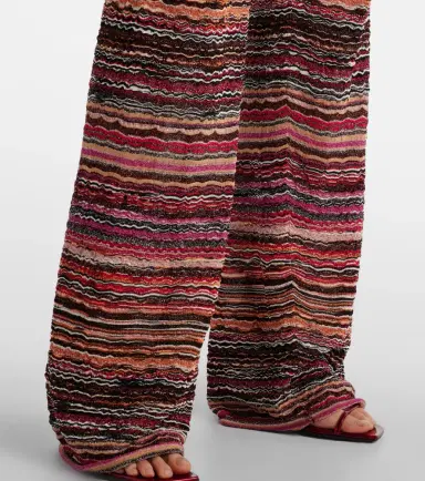 Missoni Zigzag striped lamé flared pants | Thumbnail 3 Missoni Zigzag striped lamé flared pants | Thumbnail 3