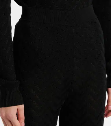 Missoni High-rise cotton-blend wide-leg pants | Thumbnail 4