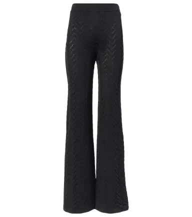 Missoni High-rise cotton-blend wide-leg pants | Thumbnail 1