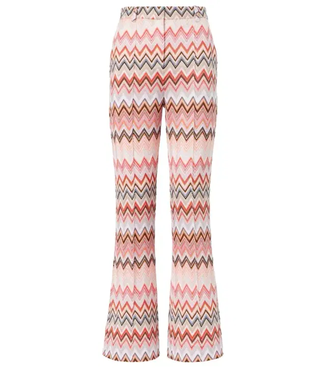 Missoni Zigzag cotton-blend straight pants