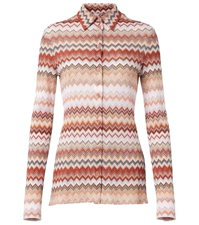Missoni Zigzag lamé shirt