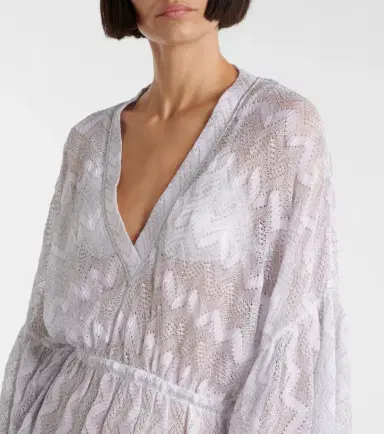 Missoni Zigzag lamé beach dress | Thumbnail 2