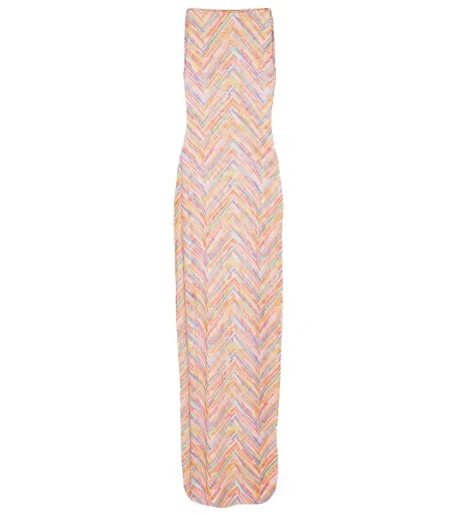 Zigzag beach dress