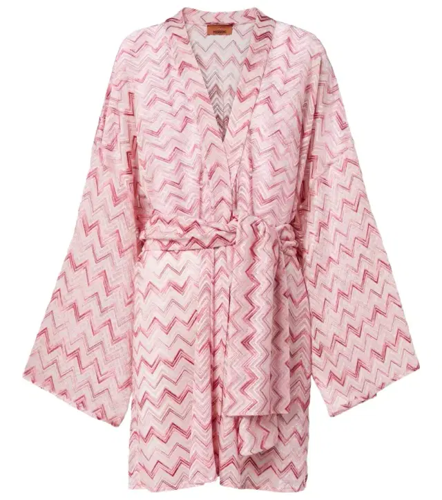 Missoni Zigzag lamé robe