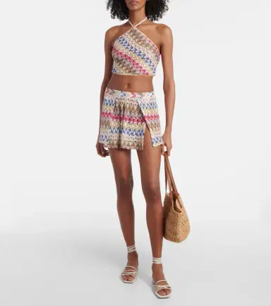 Missoni Knitted lamé shorts | Thumbnail 2 Missoni Knitted lamé shorts | Thumbnail 2